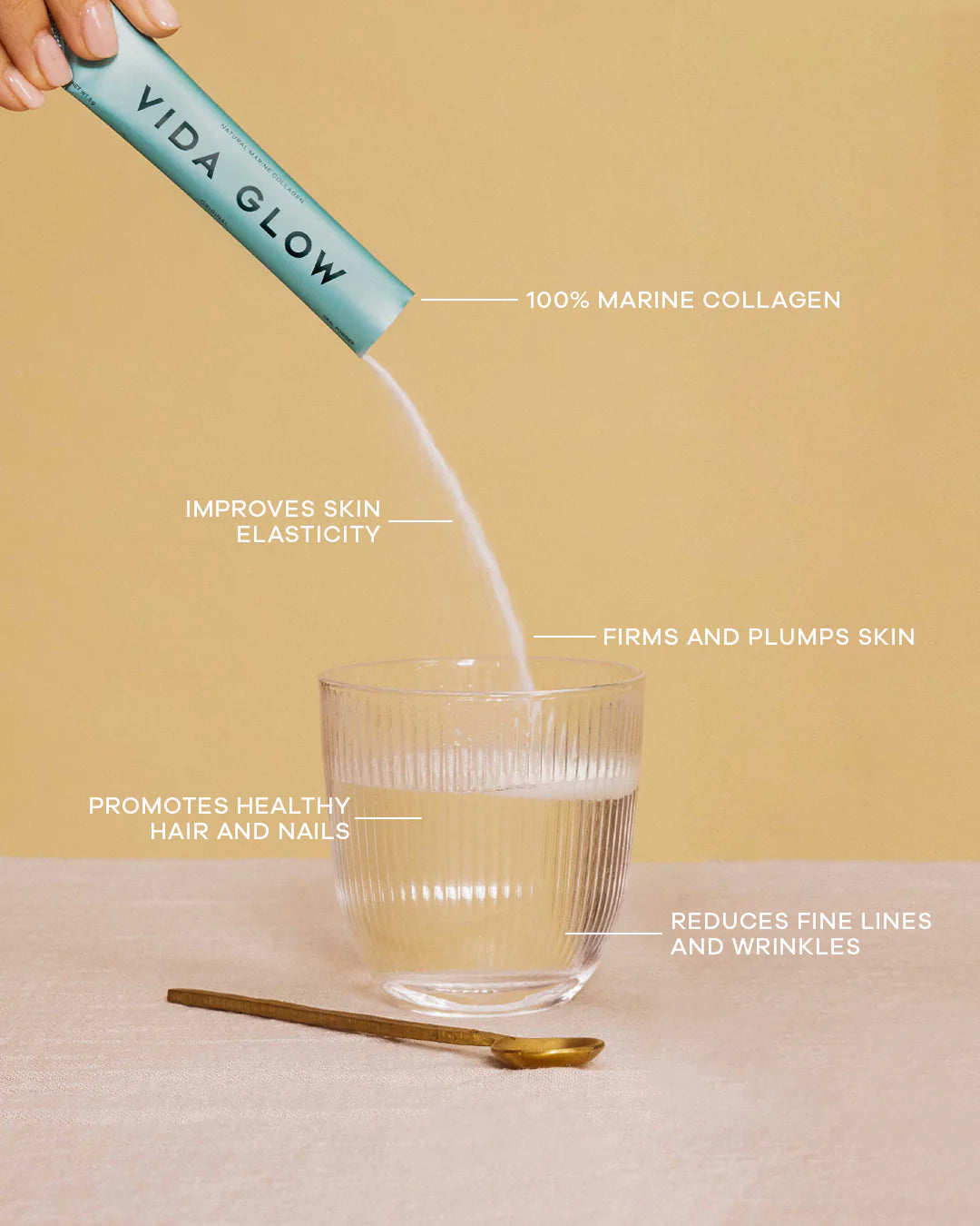 Natural Marine Collagen Powder 90g Blueberry