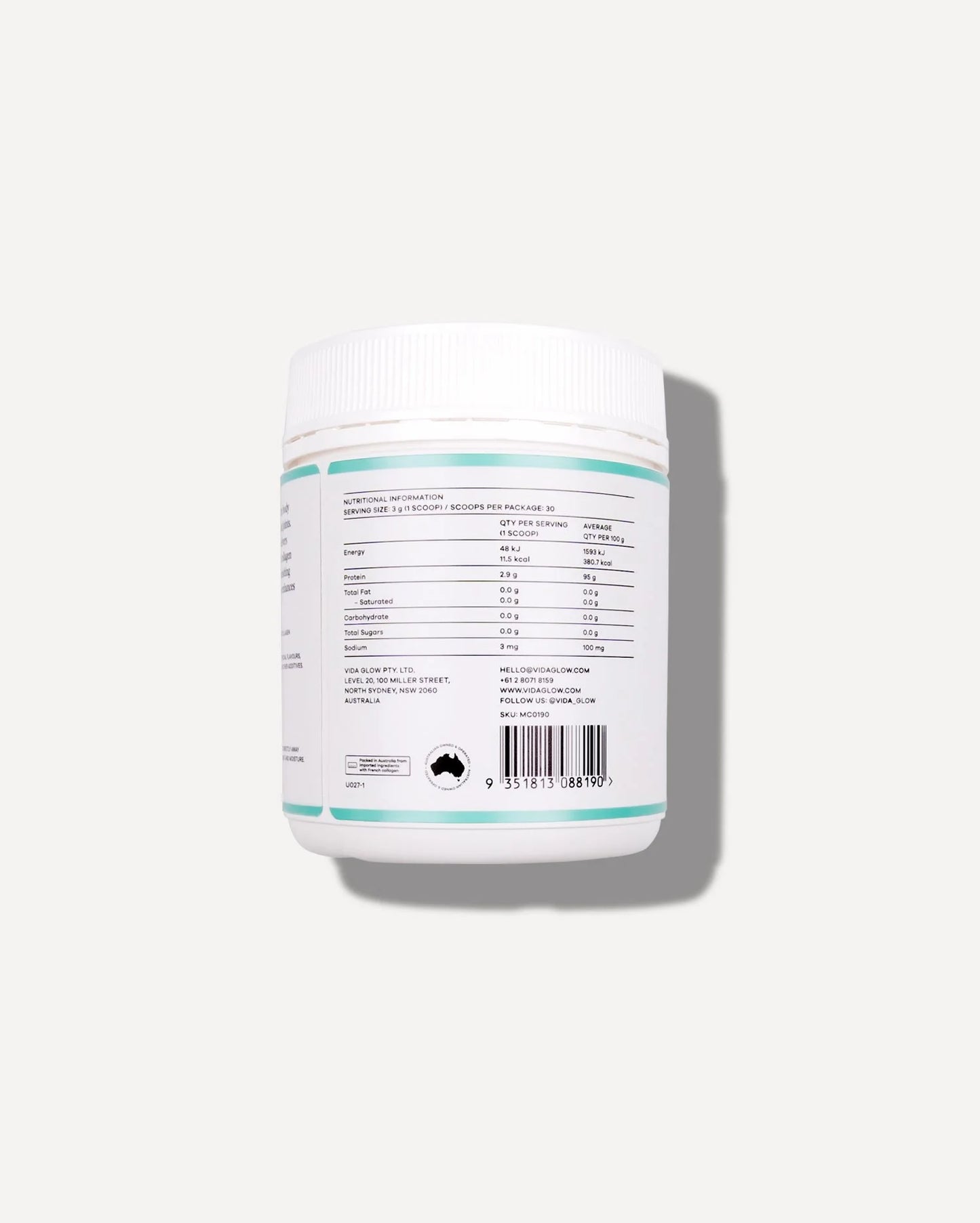 Natural Marine Collagen Powder 90g Original